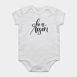 He Is Risen Baby Bodysuit